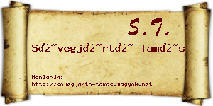 Sövegjártó Tamás névjegykártya